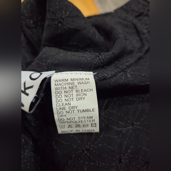 Kate Hewko Black Petal Dress - One Size Fits All (It's True!) - Picture 9 of 9